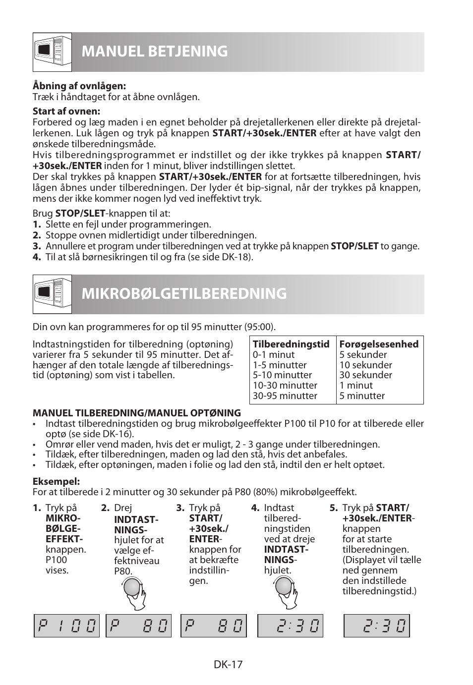 Manuel betjening mikrobølgetilberedning | Sharp R-222STWE Four à micro-ondes solo User Manual | Page 164 / 246