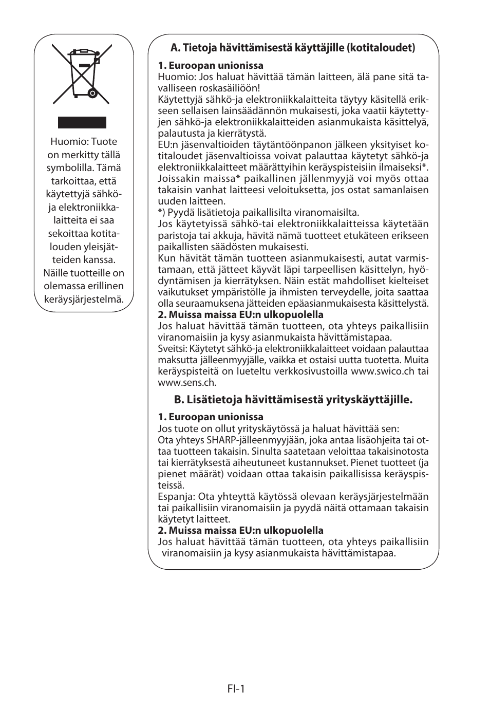 Sharp R-222STWE Four à micro-ondes solo User Manual | Page 196 / 246