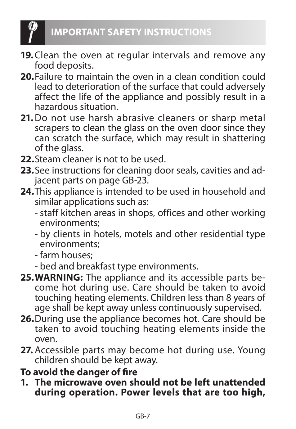 Sharp R-222STWE Four à micro-ondes solo User Manual | Page 226 / 246