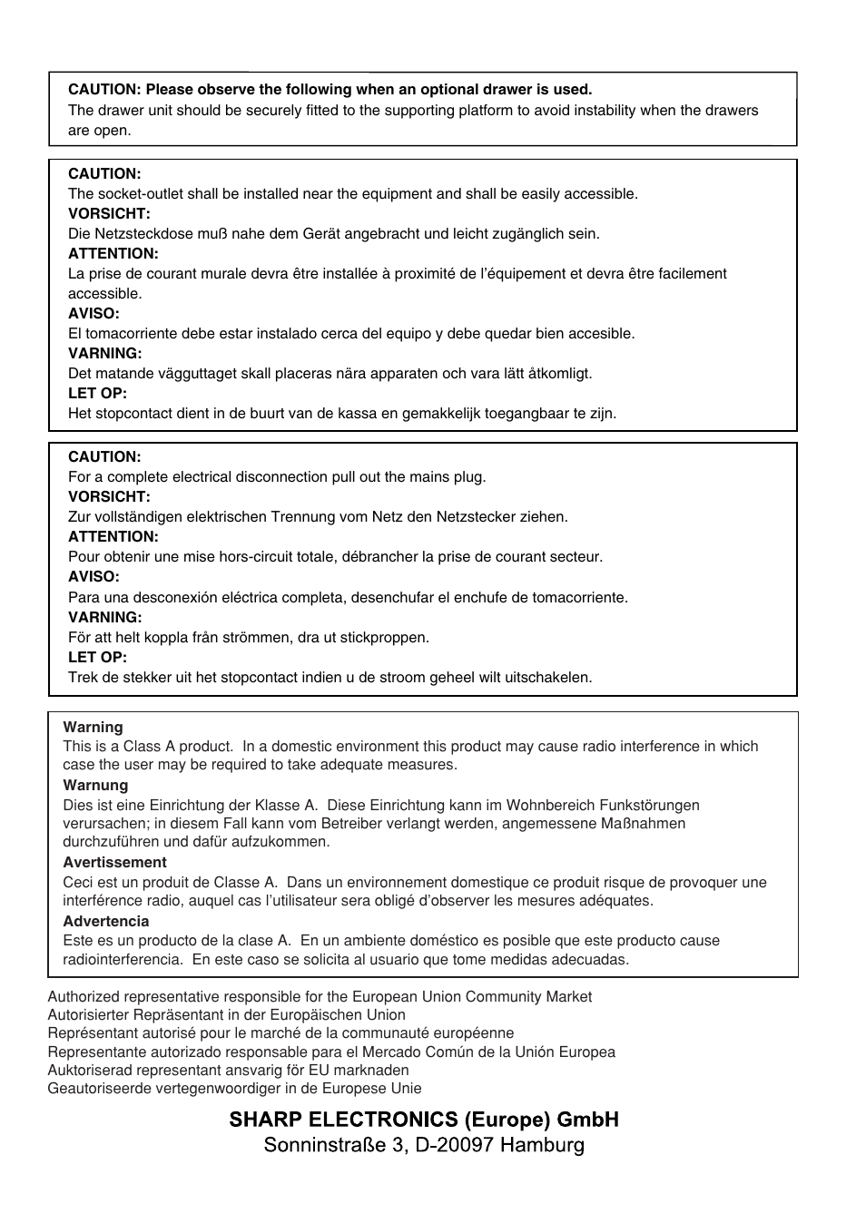 Sharp UP-810F User Manual | Page 2 / 80