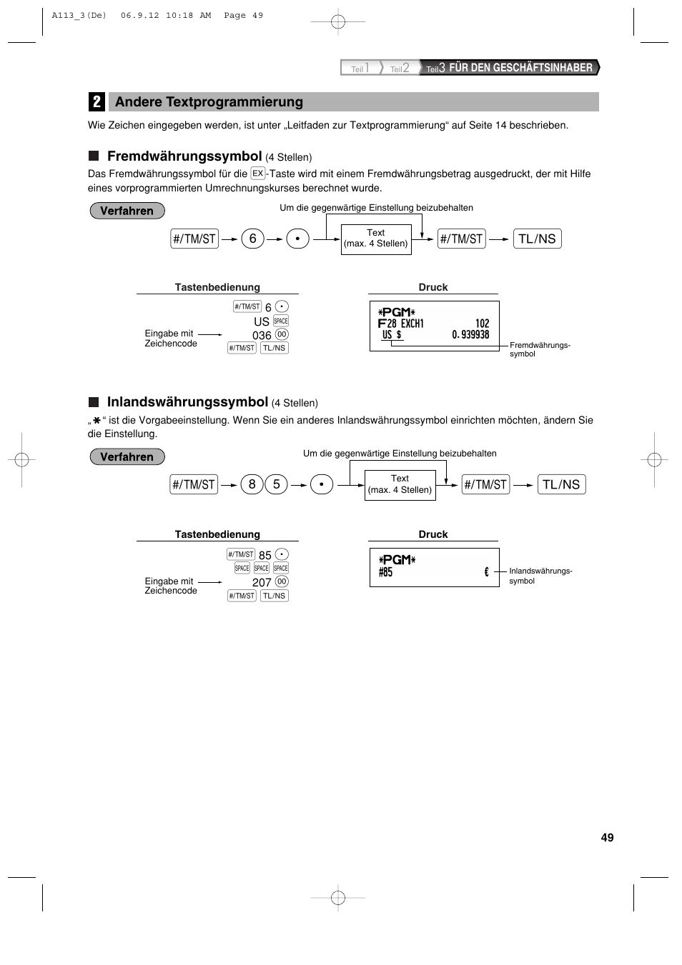 Sp 85, Sp 6 | Sharp XE-A113 User Manual | Page 131 / 404