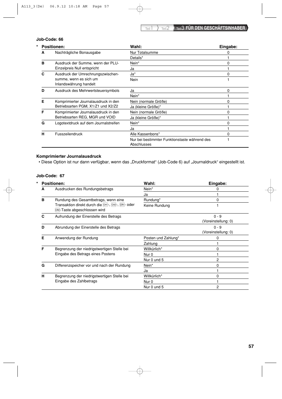 Für den geschäftsinhaber | Sharp XE-A113 User Manual | Page 139 / 404