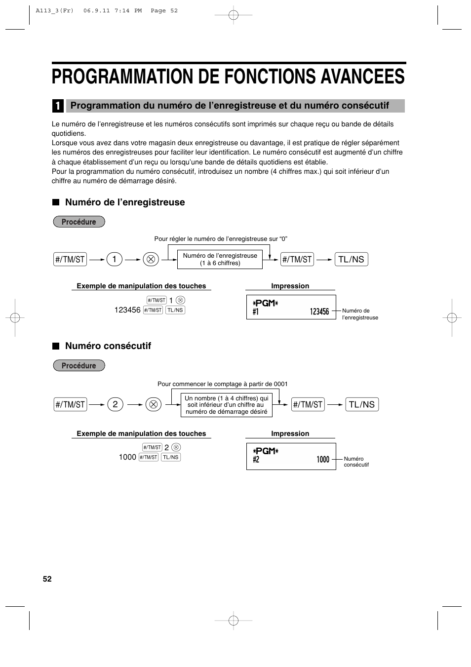 Programmation de fonctions avancees, 2s @ s a, Sa @ s 1 | Sharp XE-A113 User Manual | Page 214 / 404