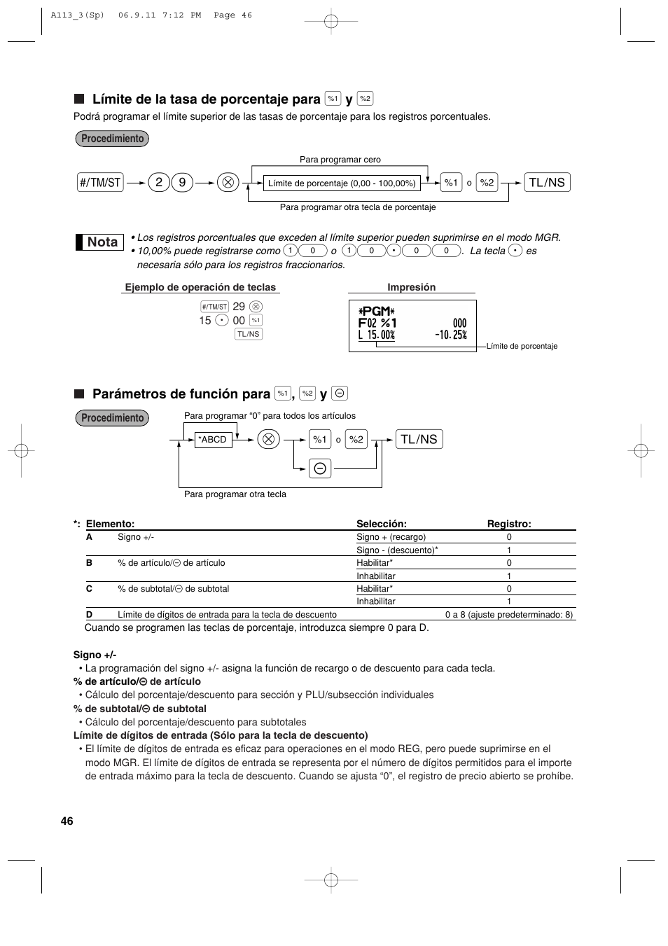 S@ 29, 10p00 | Sharp XE-A113 User Manual | Page 288 / 404