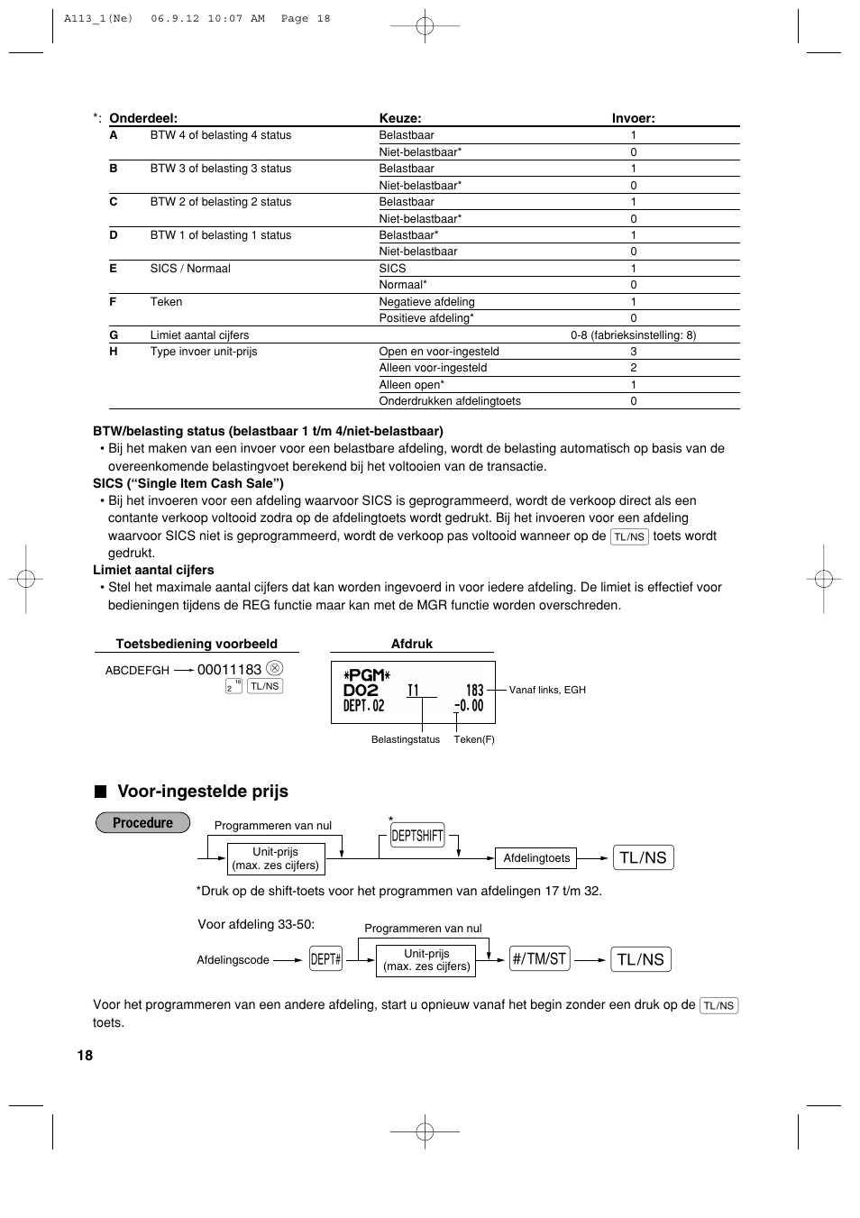 Voor-ingestelde prijs | Sharp XE-A113 User Manual | Page 340 / 404