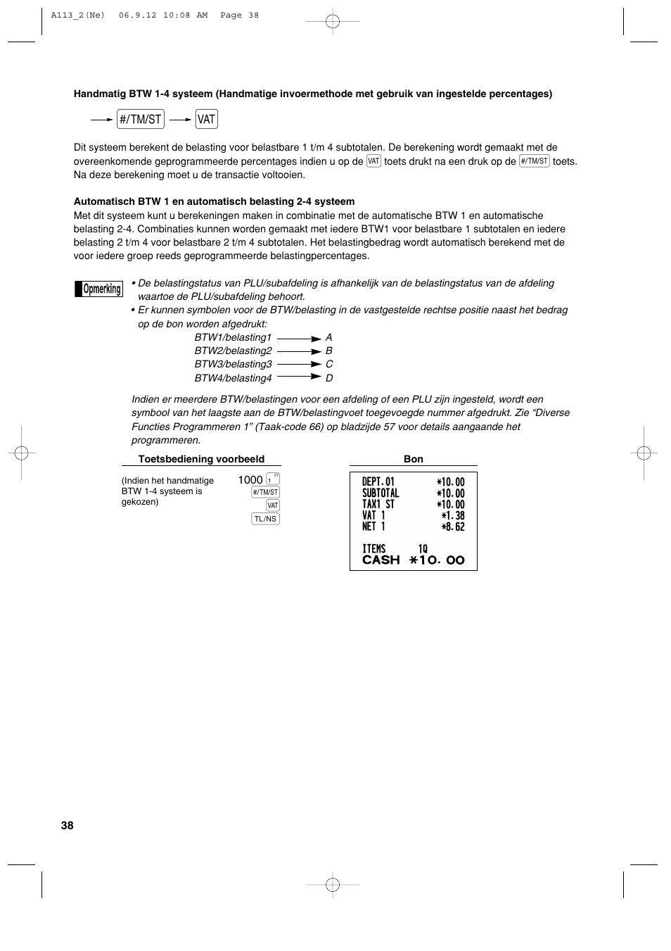 S t a | Sharp XE-A113 User Manual | Page 360 / 404