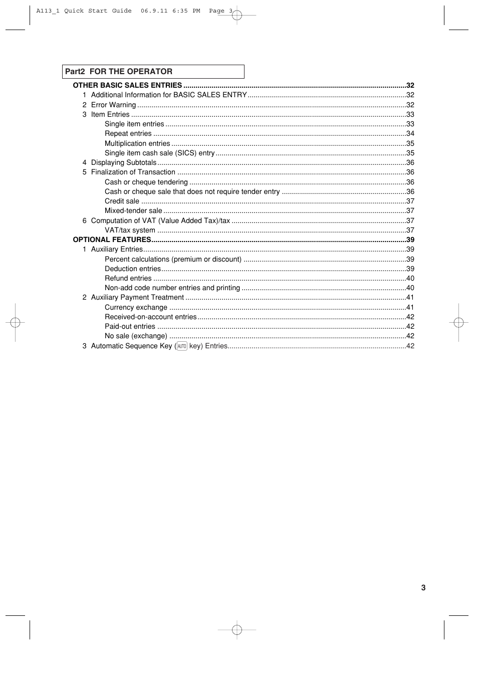 Sharp XE-A113 User Manual | Page 5 / 404