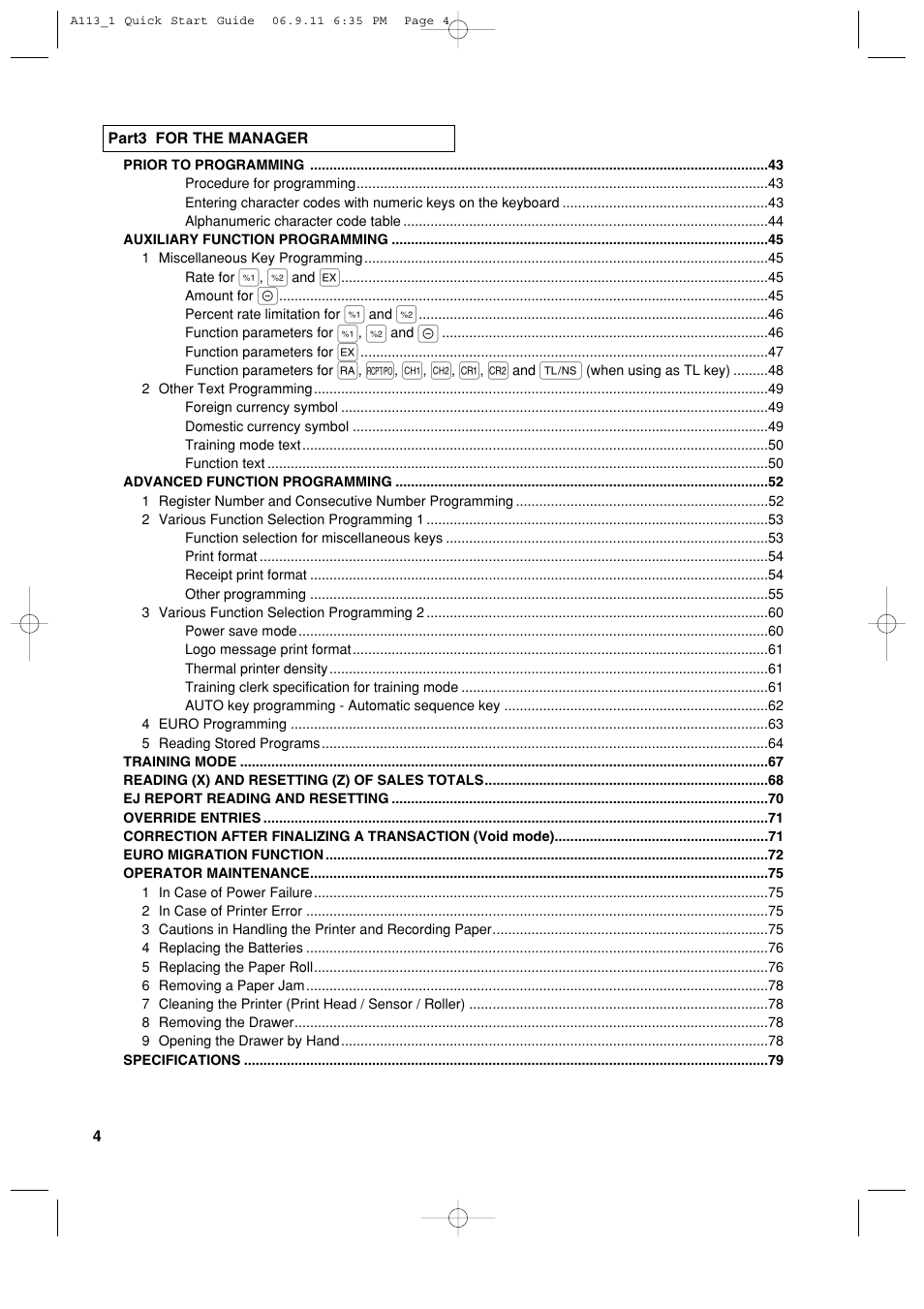 Sharp XE-A113 User Manual | Page 6 / 404