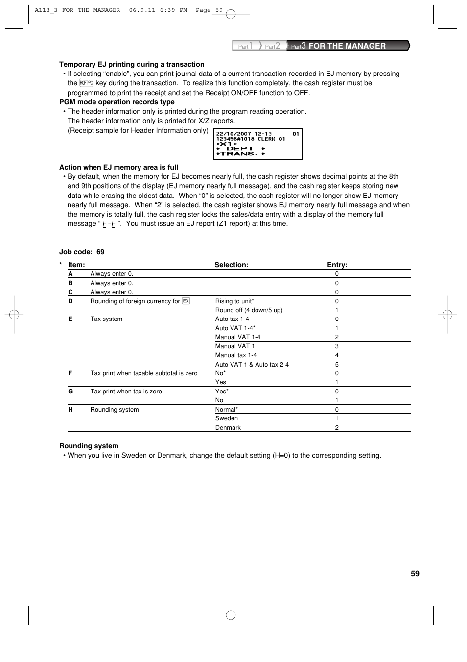 Sharp XE-A113 User Manual | Page 61 / 404