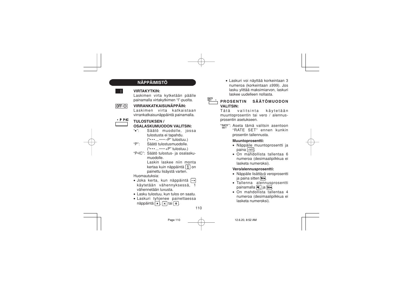 Sharp CS-2635RHGY User Manual | Page 112 / 176