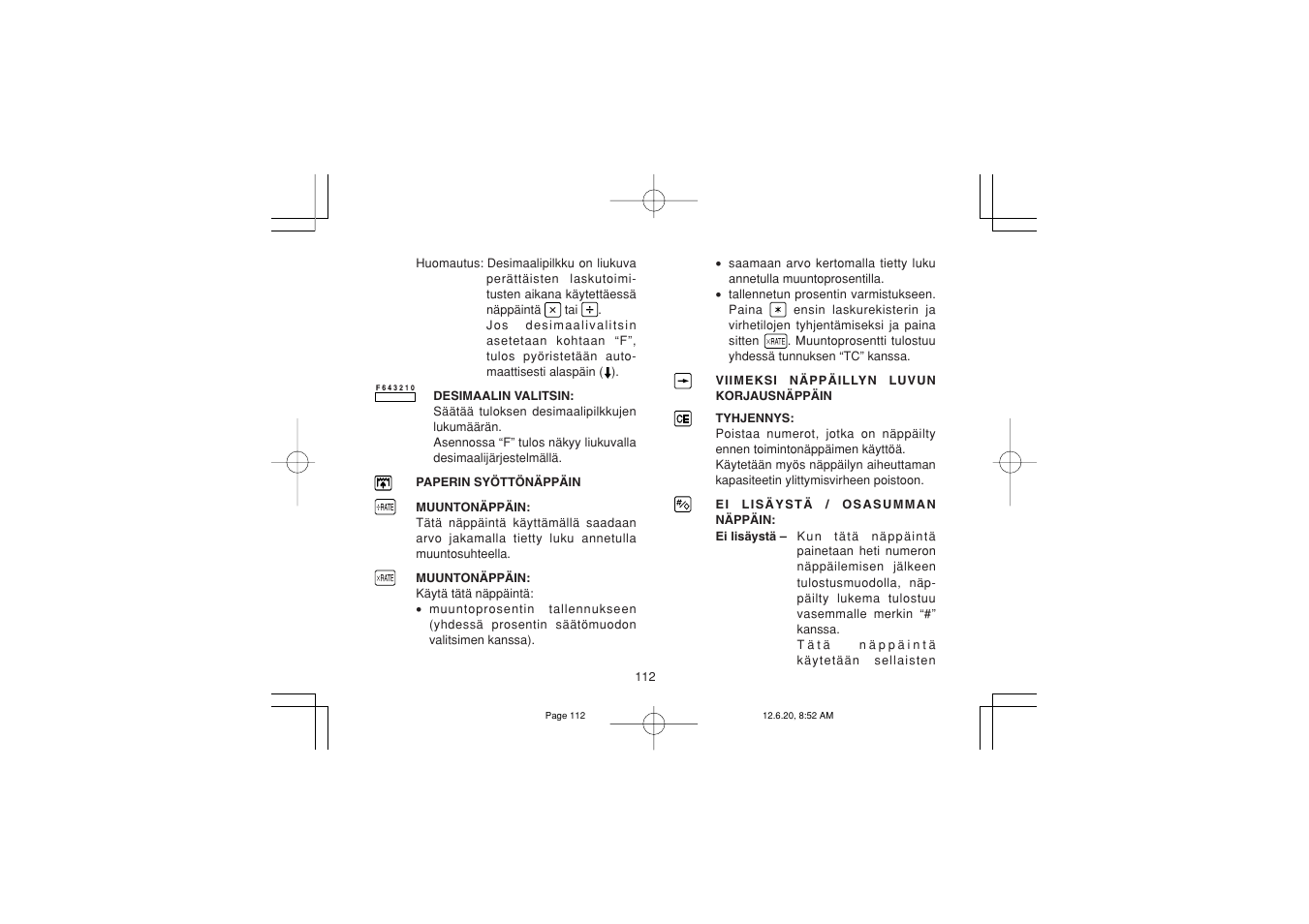 Sharp CS-2635RHGY User Manual | Page 114 / 176