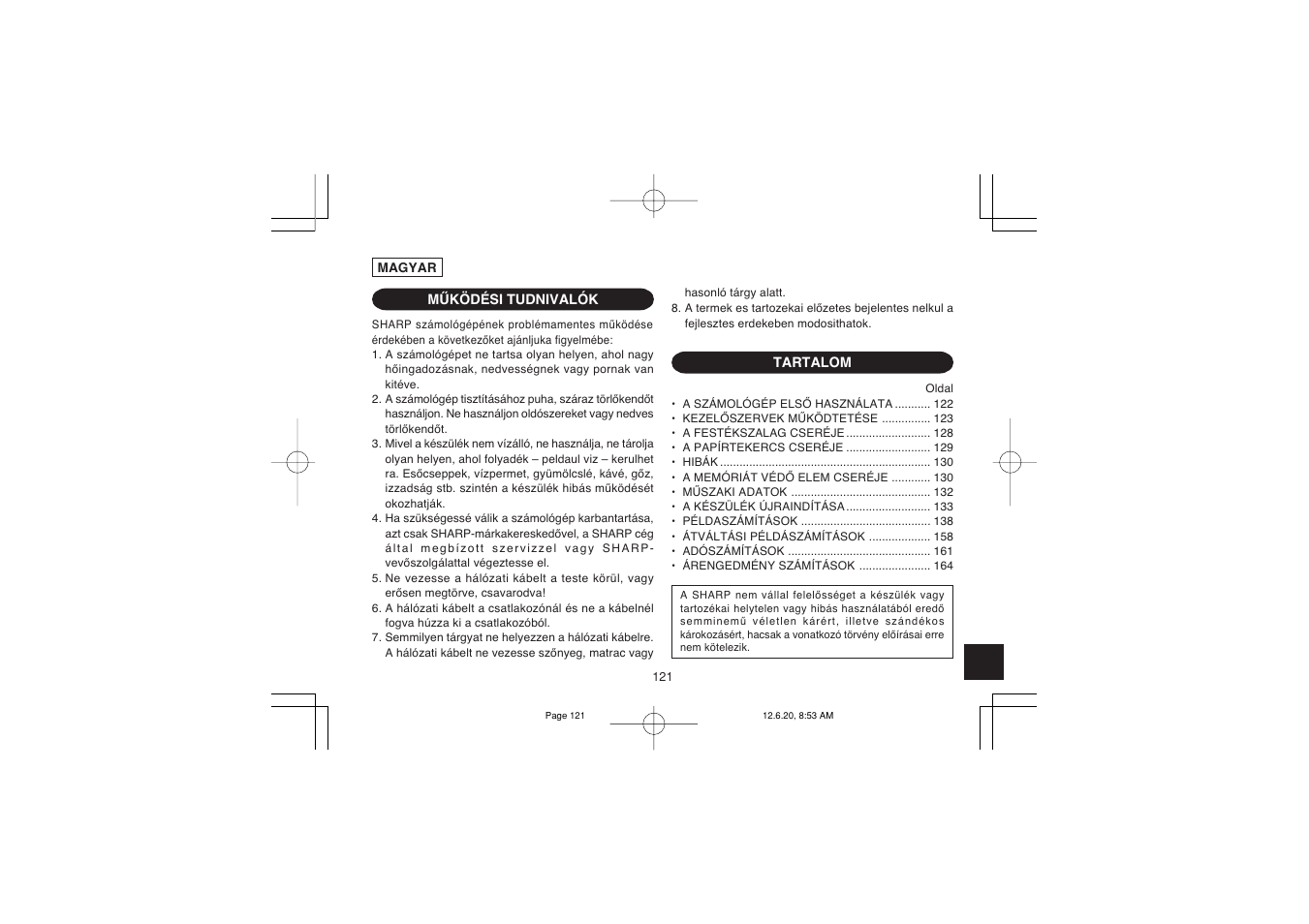 Sharp CS-2635RHGY User Manual | Page 123 / 176
