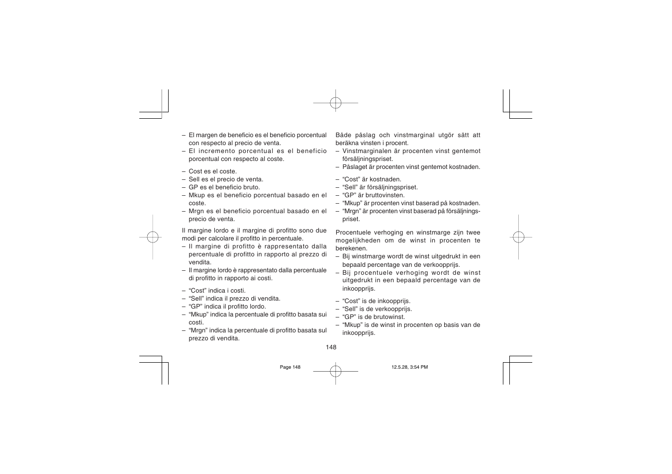 Sharp CS-2635RHGY User Manual | Page 150 / 176