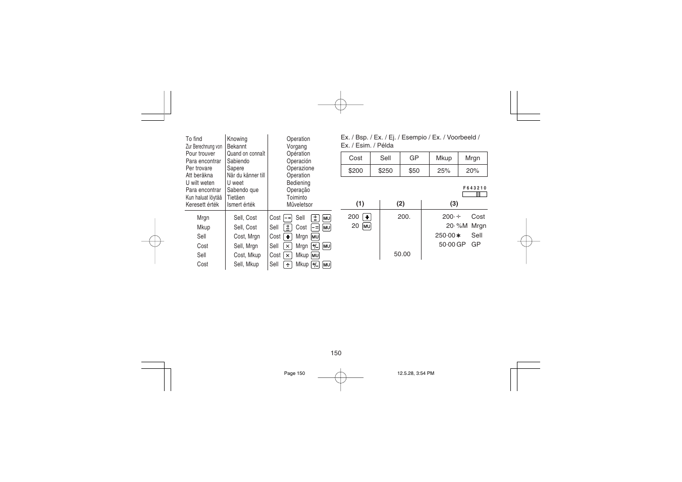 Sharp CS-2635RHGY User Manual | Page 152 / 176