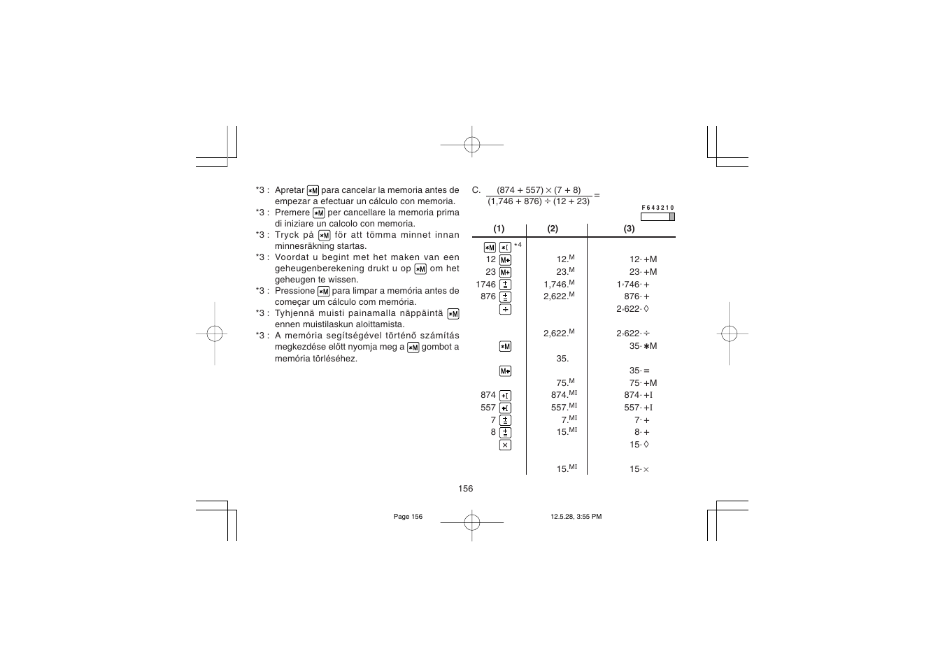 Sharp CS-2635RHGY User Manual | Page 158 / 176