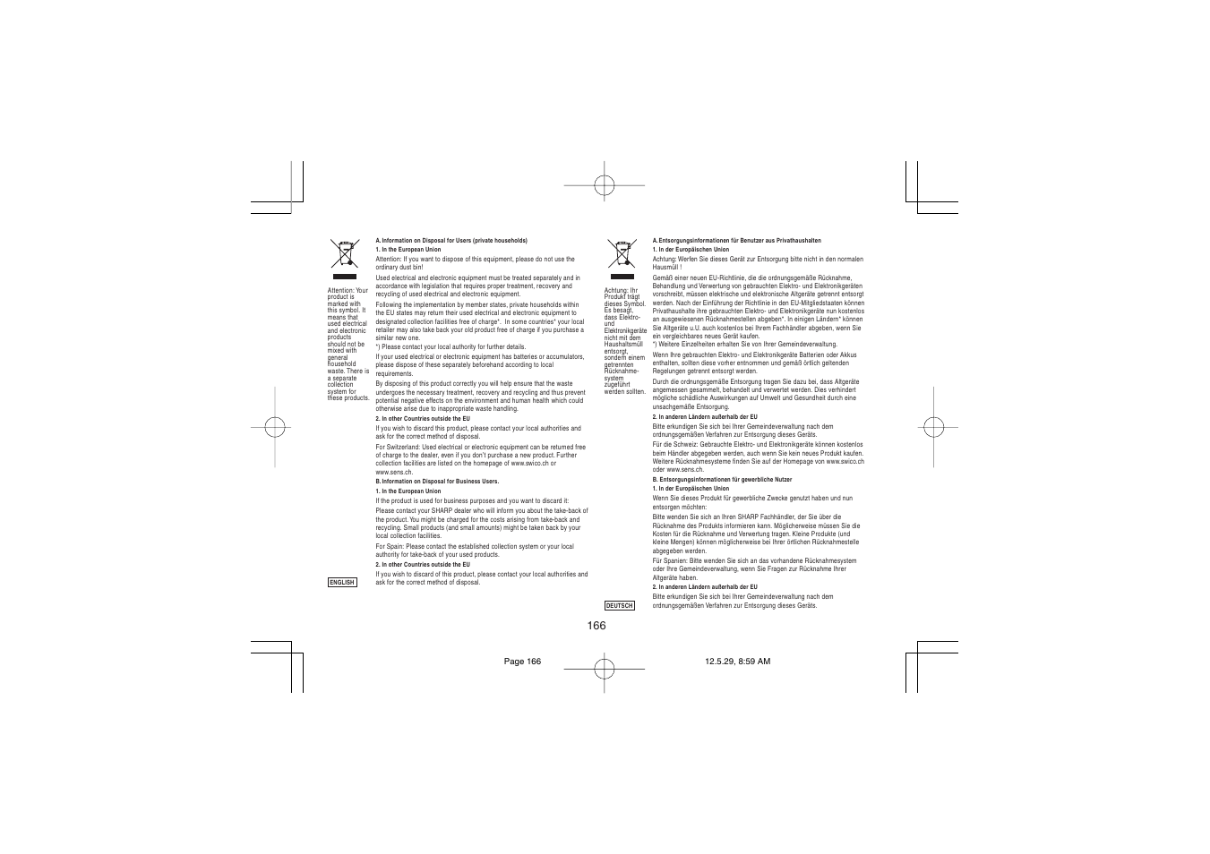 Sharp CS-2635RHGY User Manual | Page 168 / 176