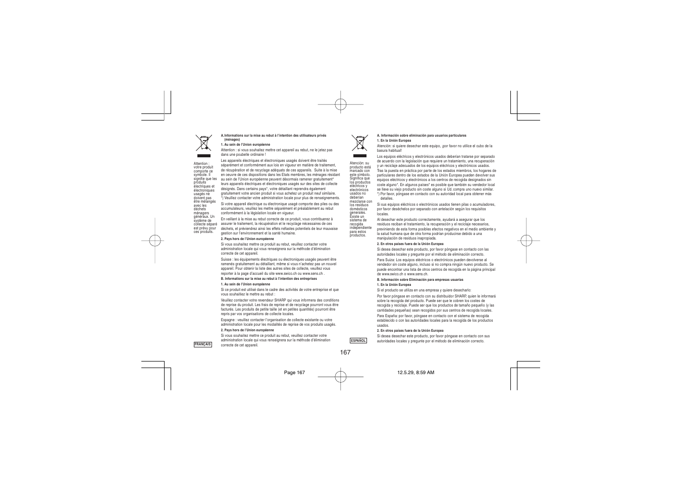 Sharp CS-2635RHGY User Manual | Page 169 / 176