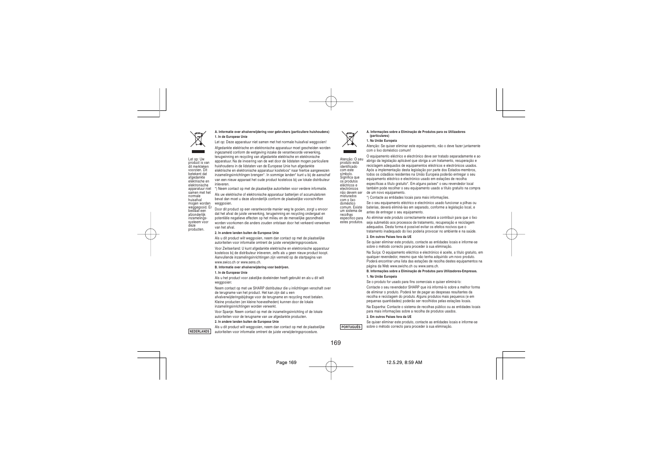 Sharp CS-2635RHGY User Manual | Page 171 / 176