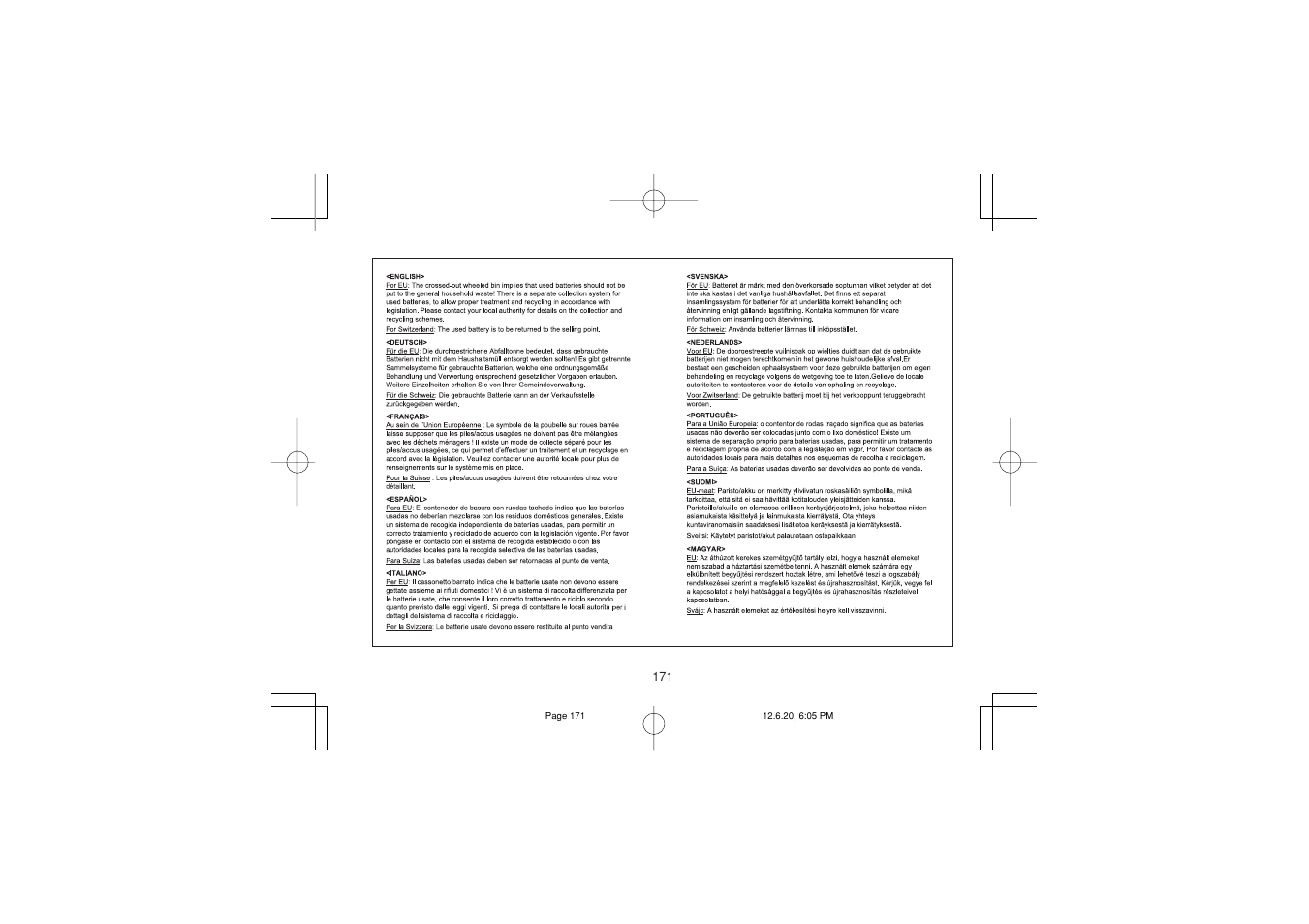 Sharp CS-2635RHGY User Manual | Page 173 / 176