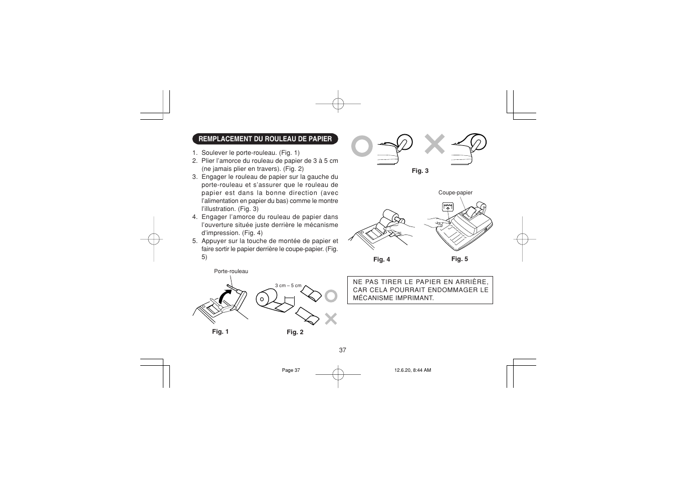 Sharp CS-2635RHGY User Manual | Page 39 / 176