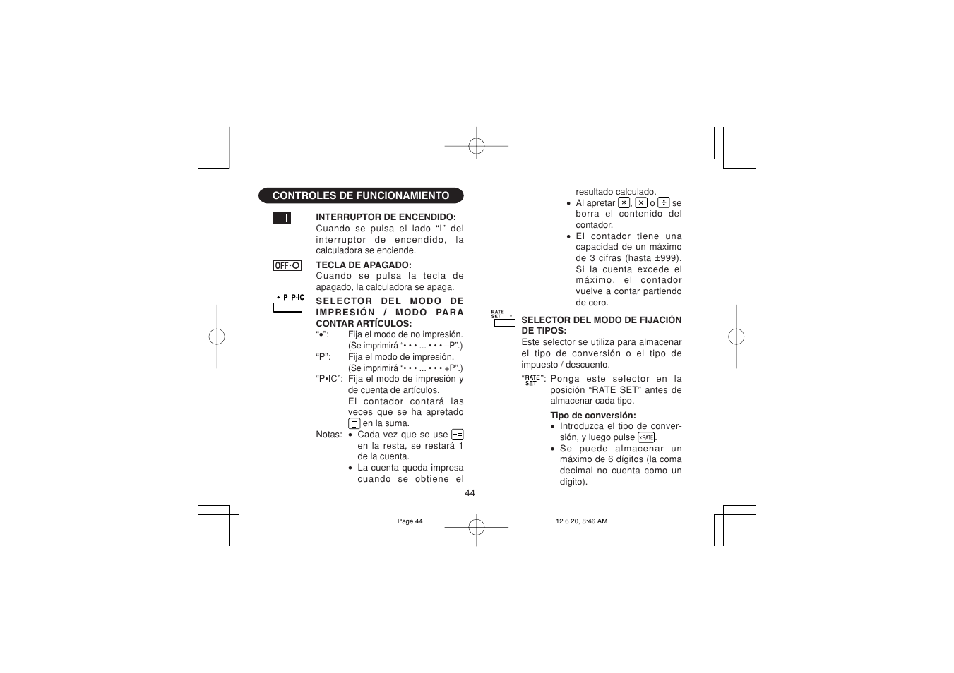 Sharp CS-2635RHGY User Manual | Page 46 / 176