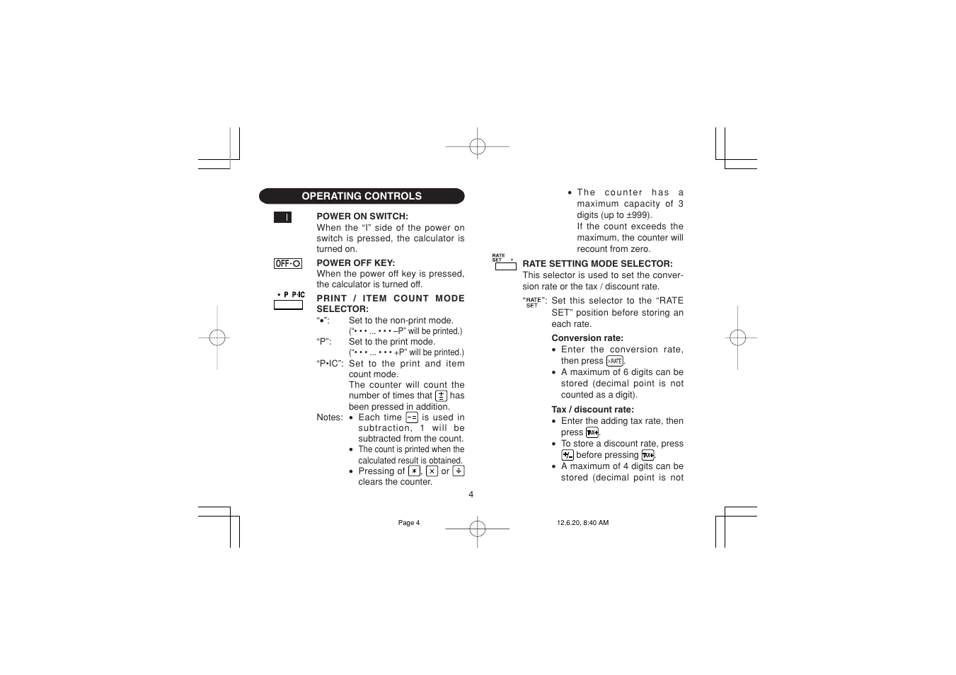 Sharp CS-2635RHGY User Manual | Page 6 / 176