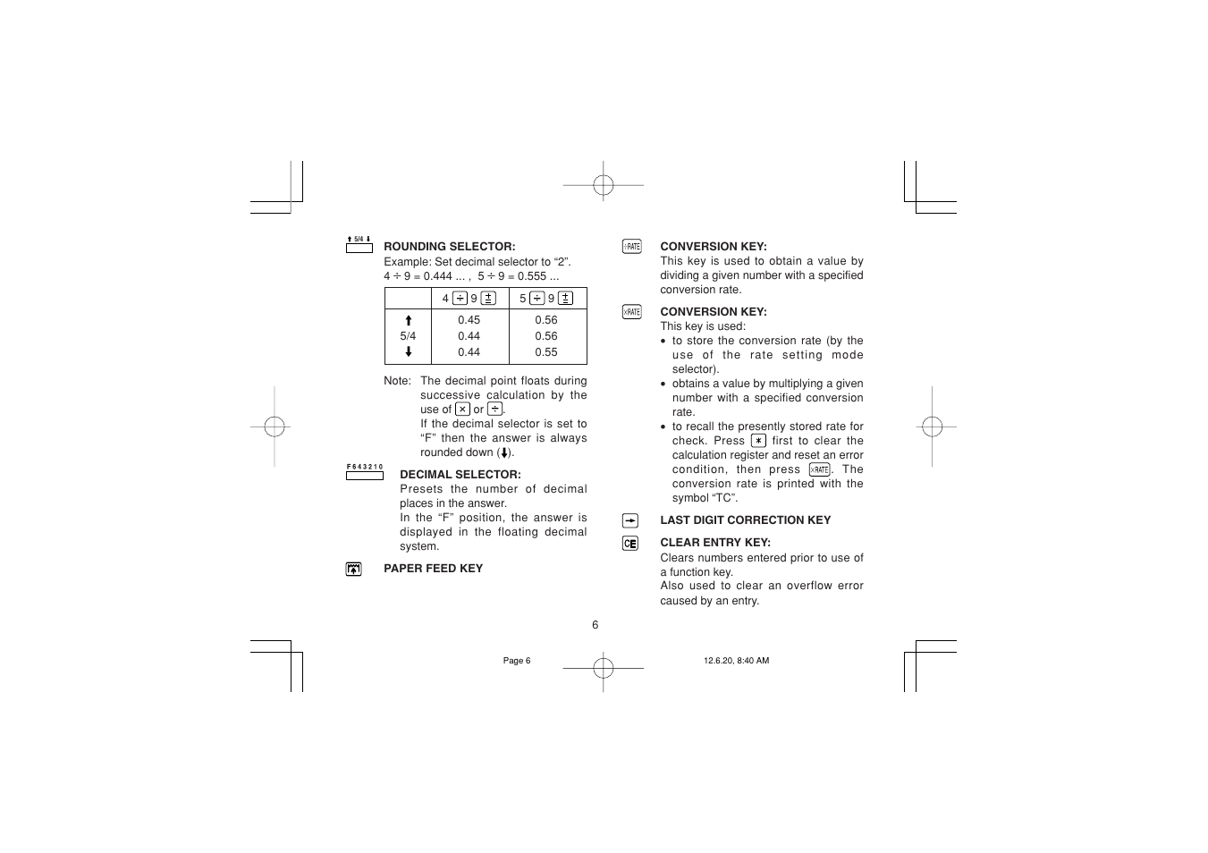 Sharp CS-2635RHGY User Manual | Page 8 / 176