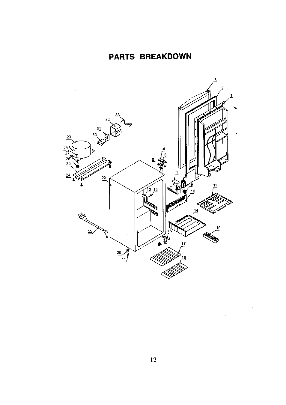 Avanti 322YB User Manual | 2 pages