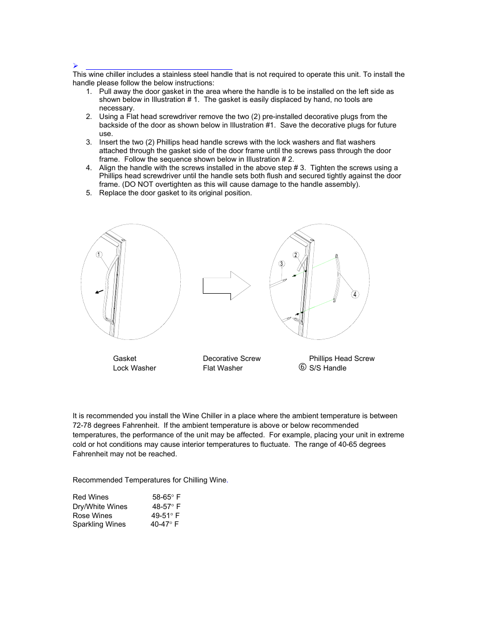 Avanti WCR5404DZD User Manual | Page 9 / 20