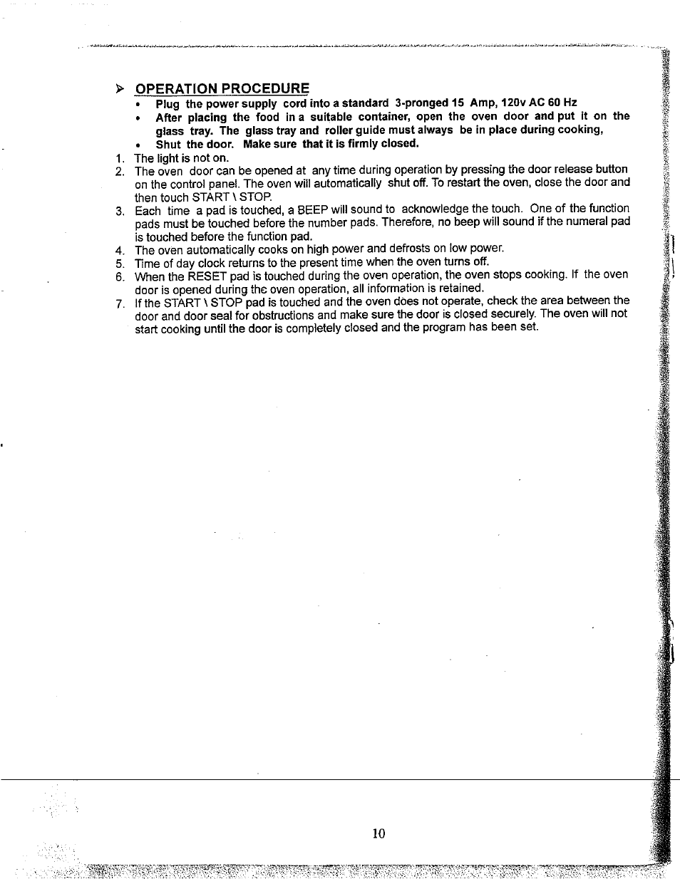 Operation procedure | Avanti NOT FOUN MO649TW User Manual | Page 11 / 21