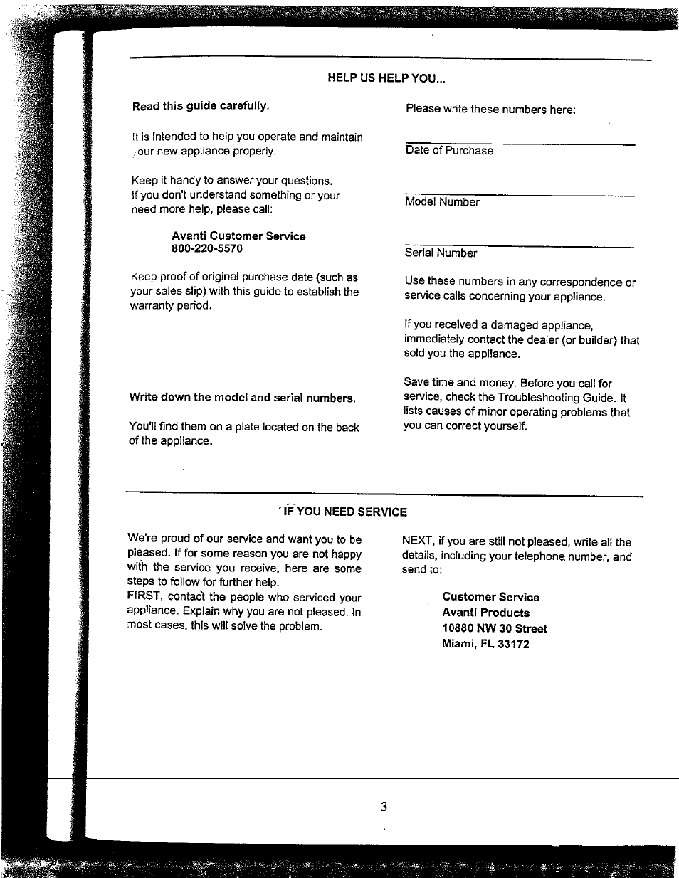 Avanti NOT FOUN MO649TW User Manual | Page 4 / 21