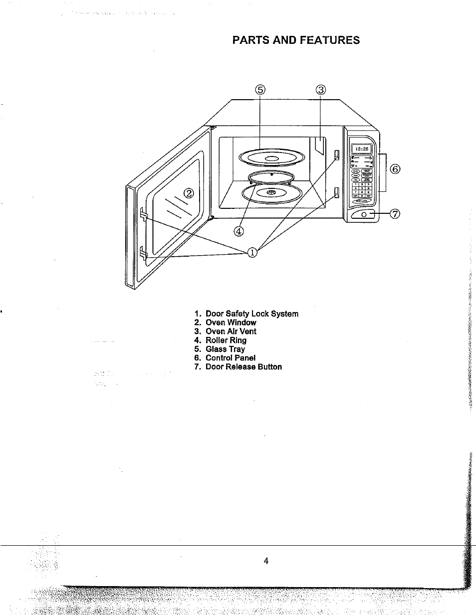 Parts and features | Avanti NOT FOUN MO649TW User Manual | Page 5 / 21