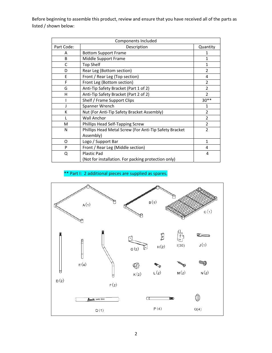 Avanti WDB101 User Manual | Page 2 / 6