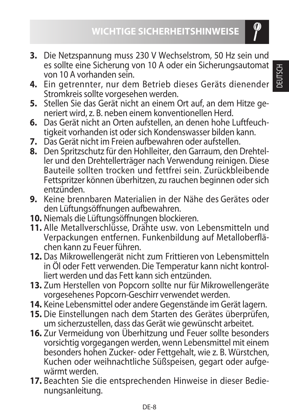 Sharp R-322STWE Four à micro-ondes solo User Manual | Page 11 / 246