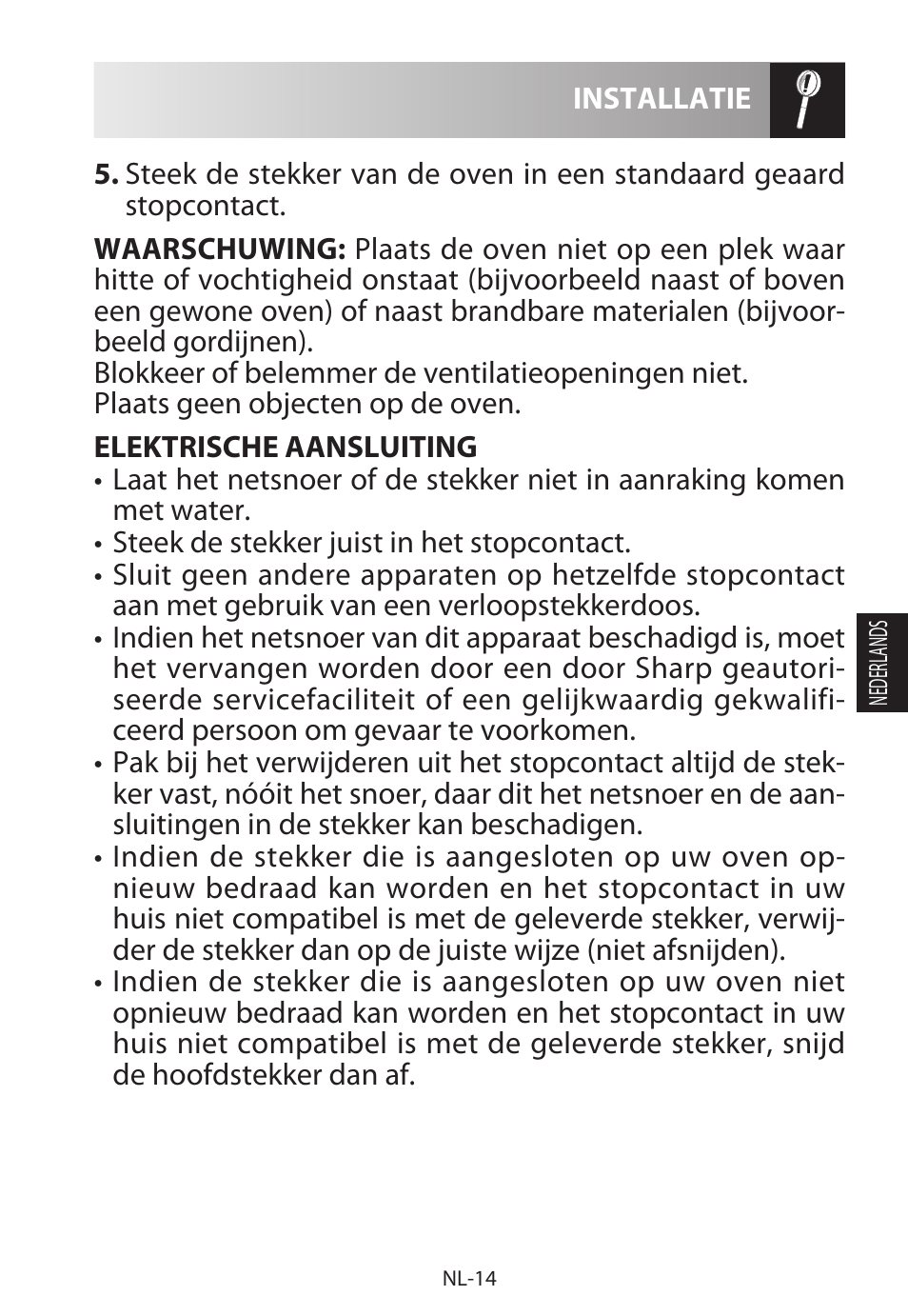 Sharp R-322STWE Four à micro-ondes solo User Manual | Page 113 / 246