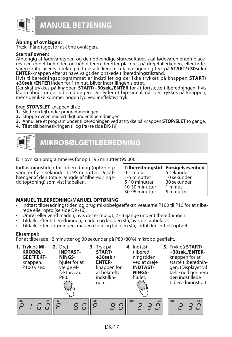 Manuel betjening mikrobølgetilberedning | Sharp R-322STWE Four à micro-ondes solo User Manual | Page 164 / 246