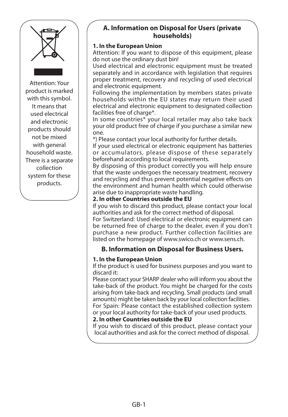 Sharp R-322STWE Four à micro-ondes solo User Manual | Page 220 / 246