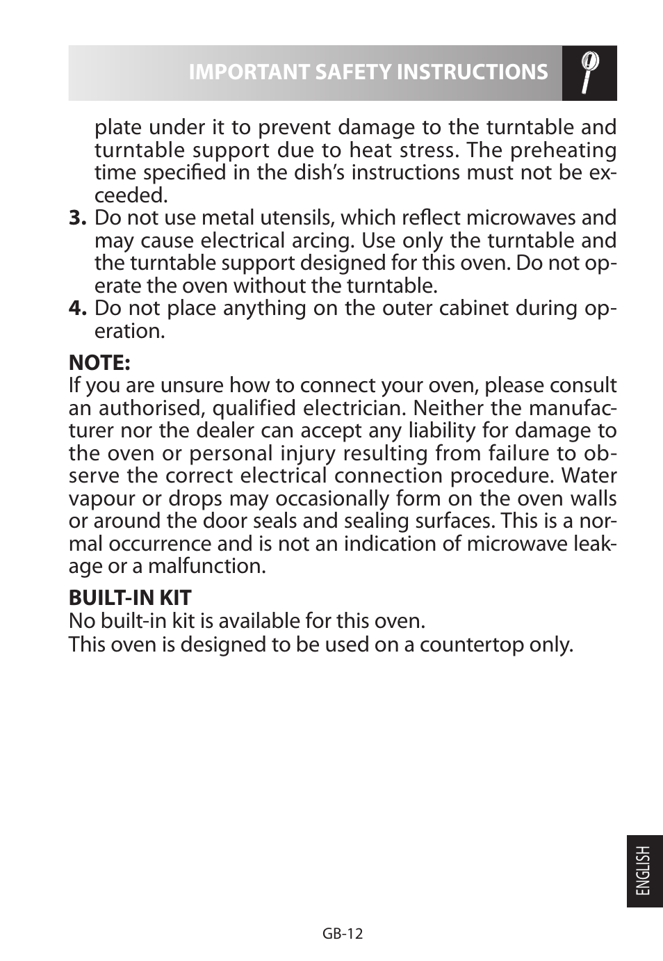 Sharp R-322STWE Four à micro-ondes solo User Manual | Page 231 / 246