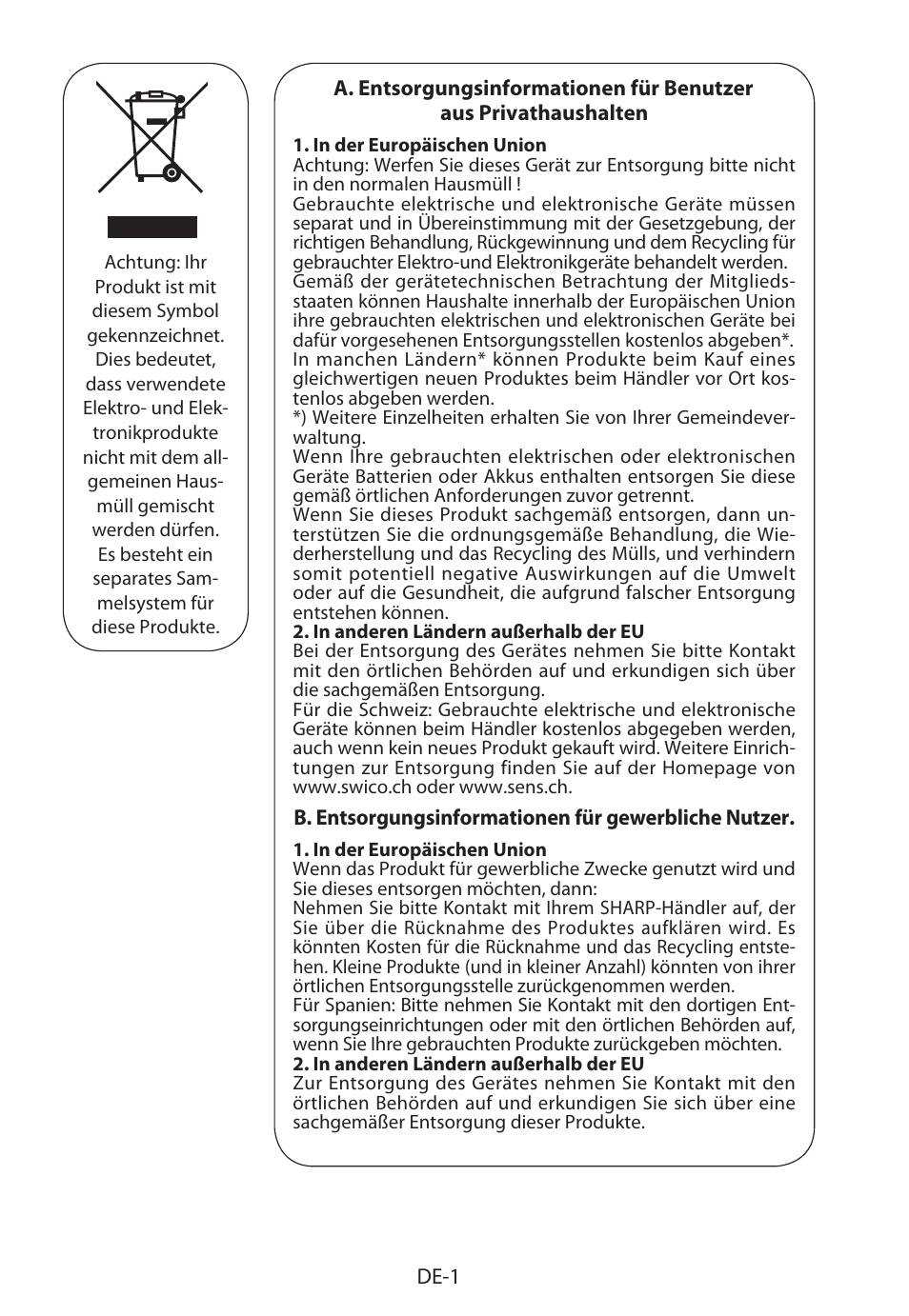 Sharp R-322STWE Four à micro-ondes solo User Manual | Page 4 / 246