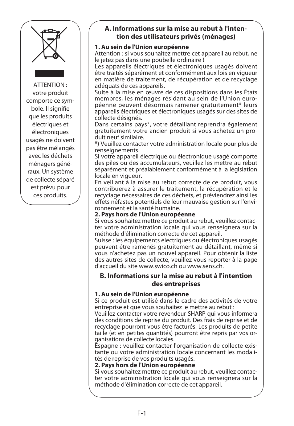 Sharp R-322STWE Four à micro-ondes solo User Manual | Page 52 / 246