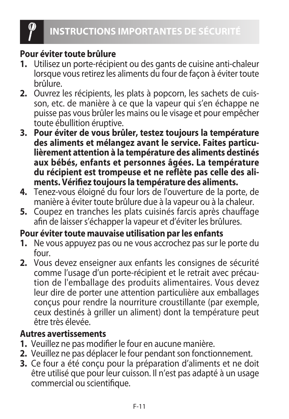 Sharp R-322STWE Four à micro-ondes solo User Manual | Page 62 / 246