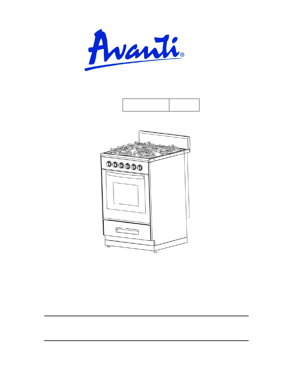 Avanti DG2450SS User Manual | 52 pages