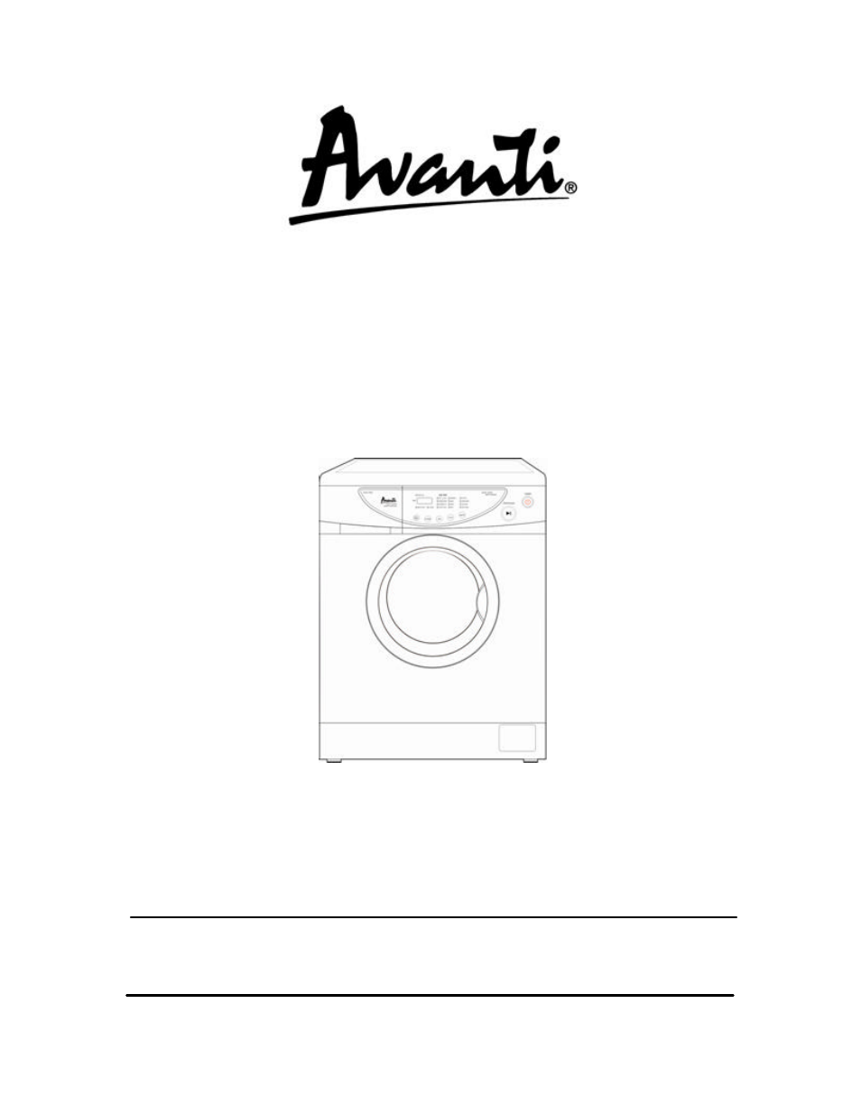 Avanti W892F User Manual | 32 pages