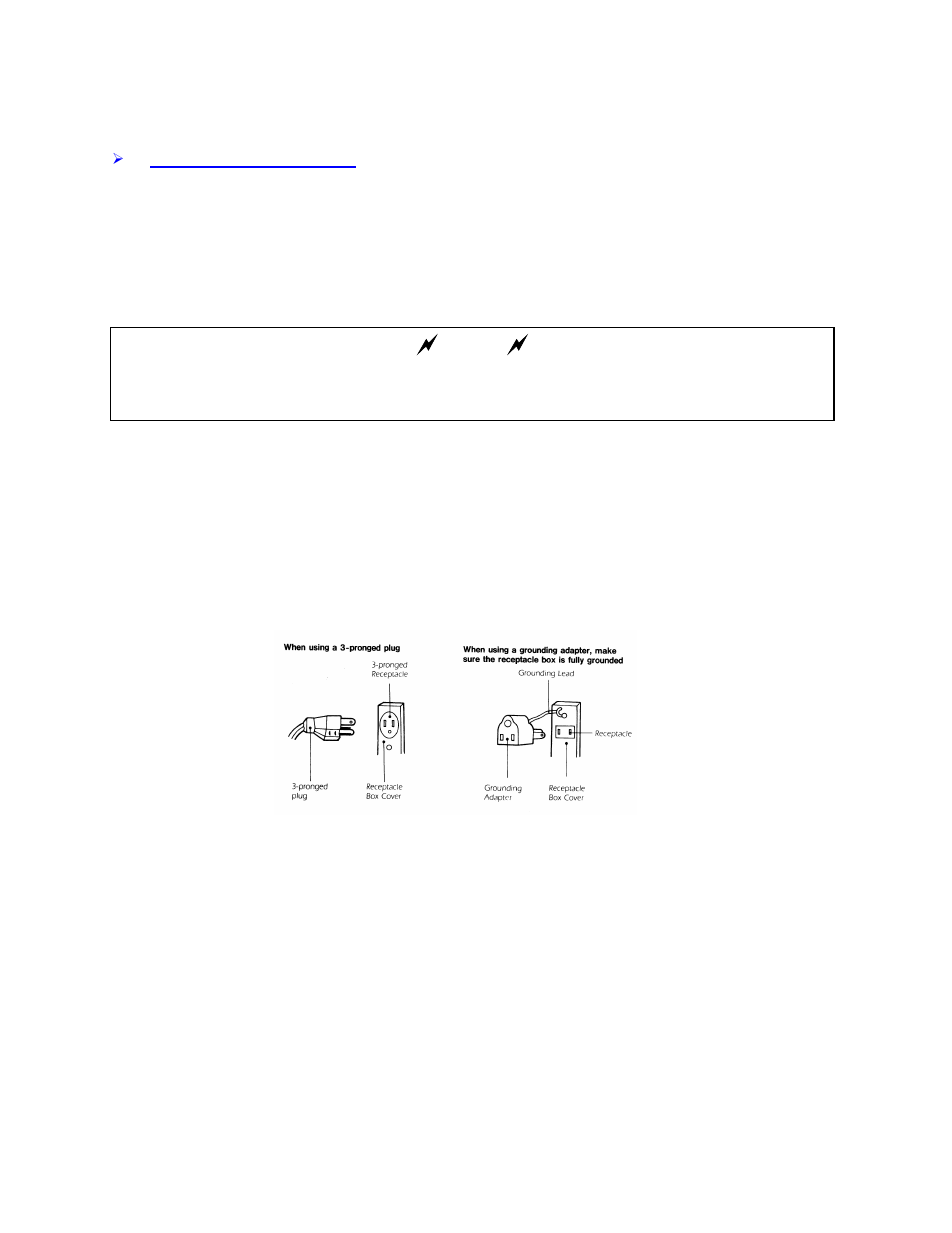 Electrical connection, Grounding instructions | Avanti MO7200TW User Manual | Page 10 / 34