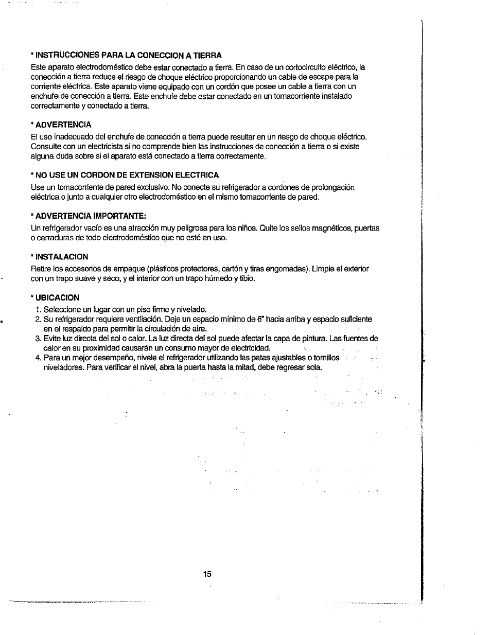 Avanti FF100 User Manual | Page 15 / 17
