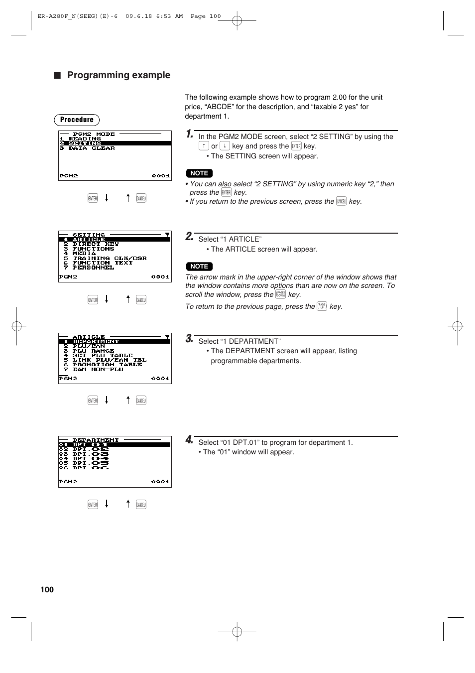 Sharp ER-A280F User Manual | Page 102 / 188