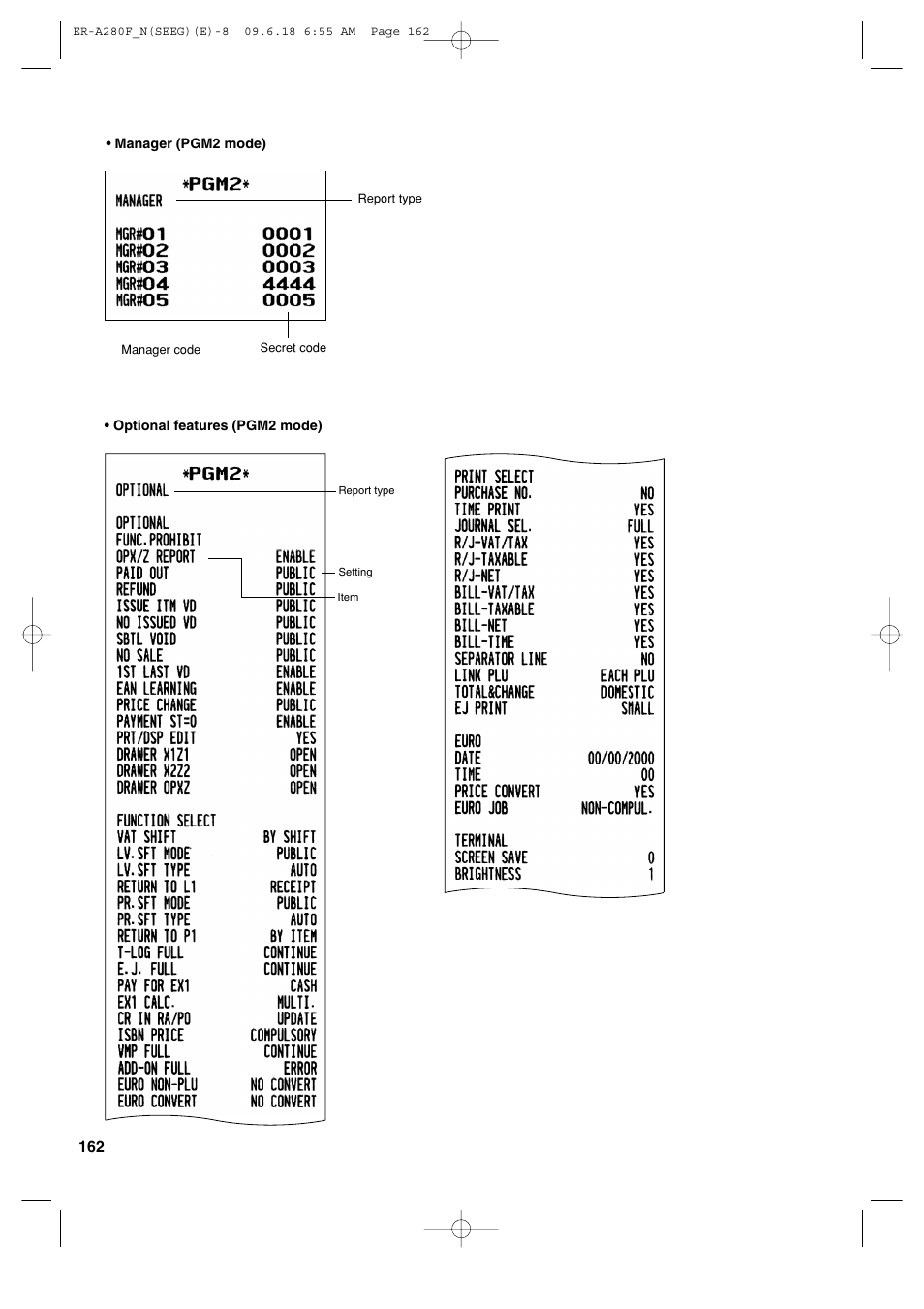 Sharp ER-A280F User Manual | Page 164 / 188