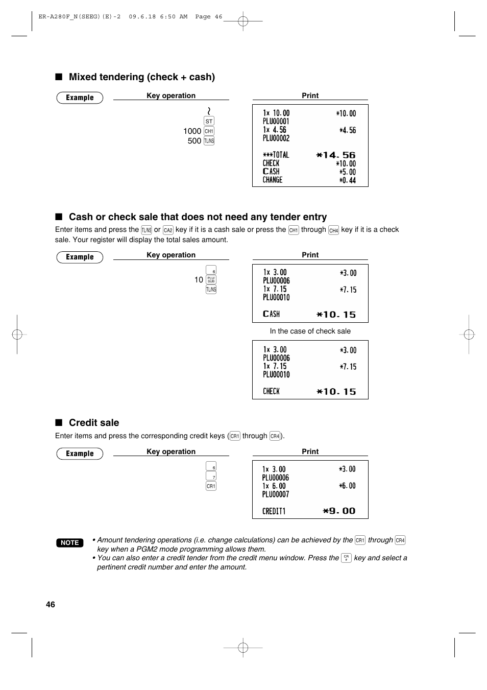 67 ó | Sharp ER-A280F User Manual | Page 48 / 188