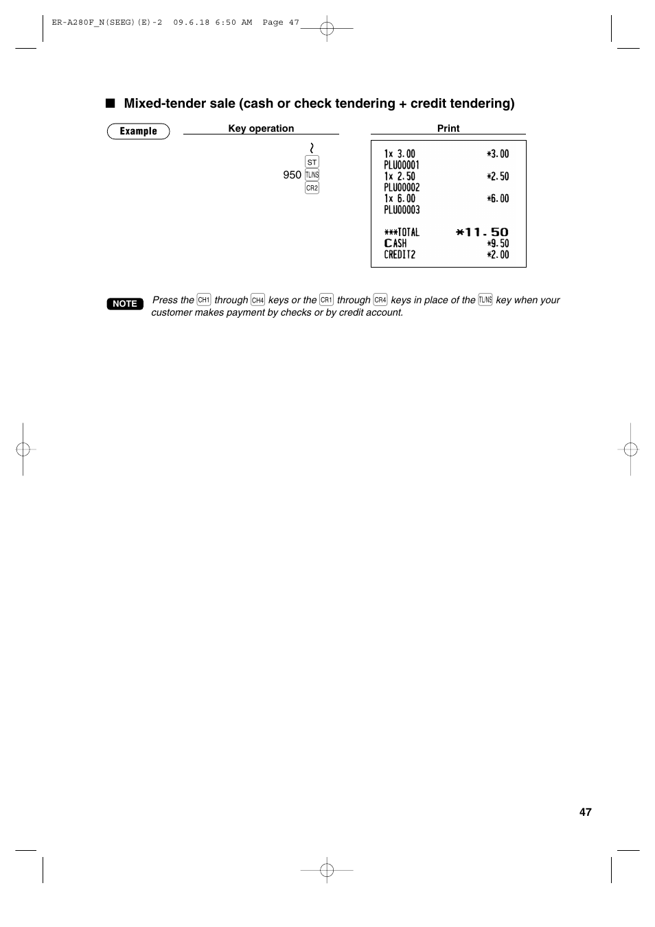 Sharp ER-A280F User Manual | Page 49 / 188