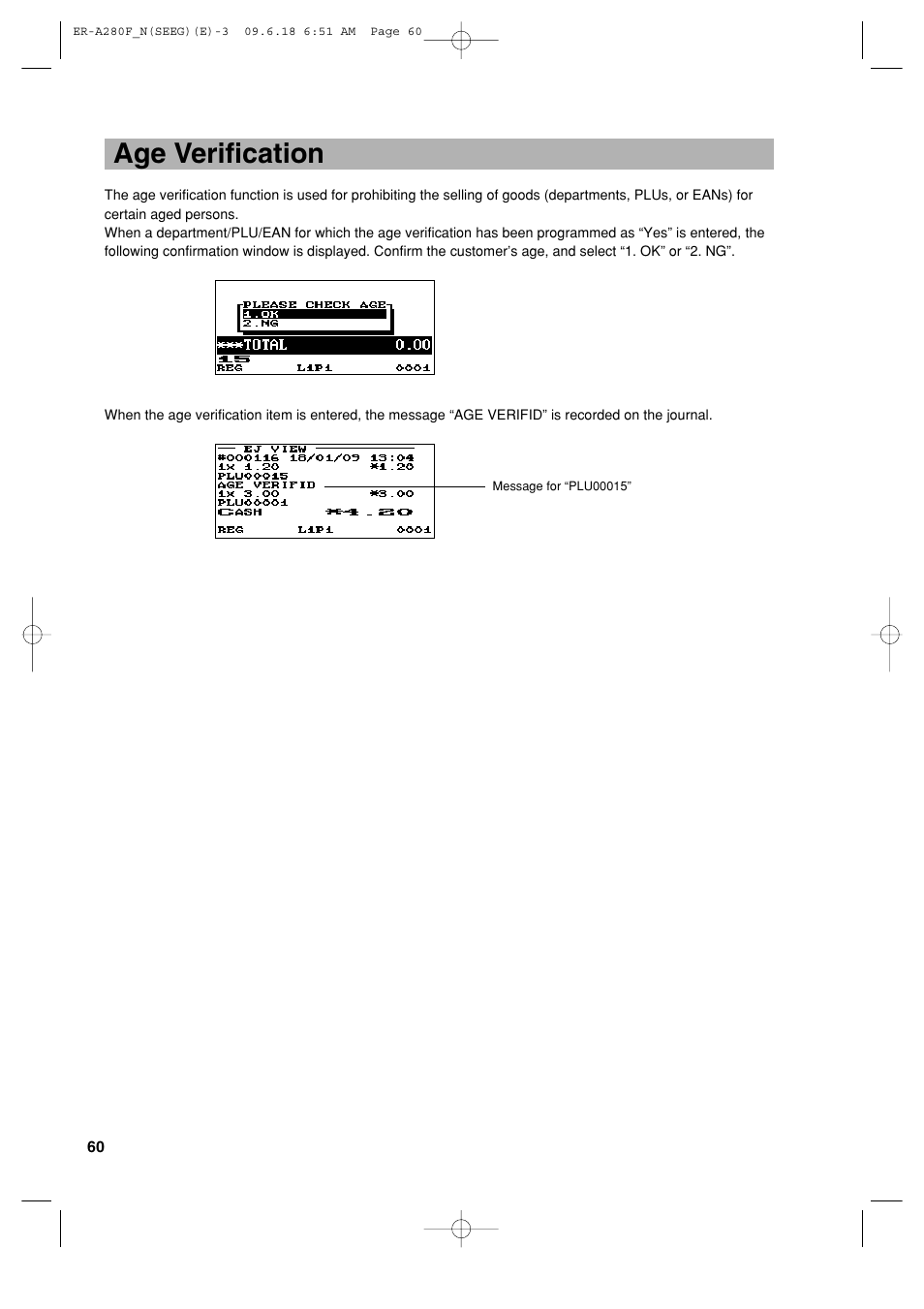 Age verification | Sharp ER-A280F User Manual | Page 62 / 188